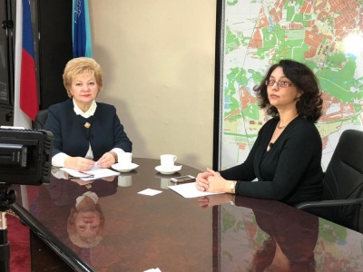 Алла Чертова в режиме онлайн отвечала на вопросы курян